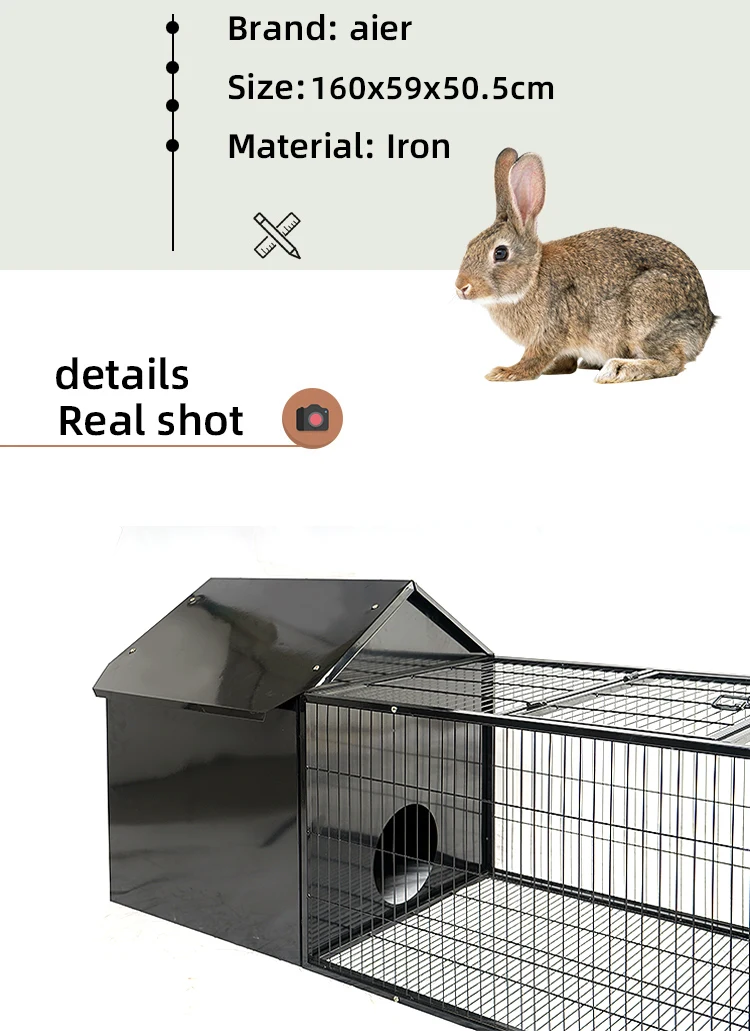 Large For Single Cages Indoor Rabbit Cage Wood Pet