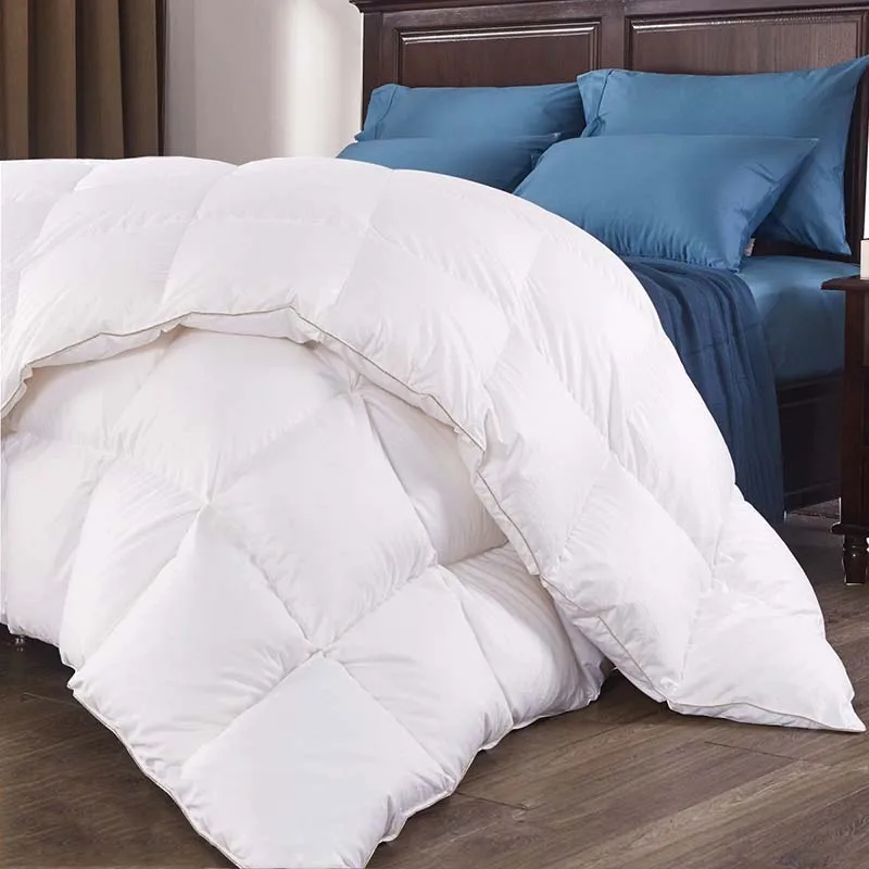 200gsm 233tc Hotel Bed Duvet Inner Comforter Cotton Duck Down Quilt ...