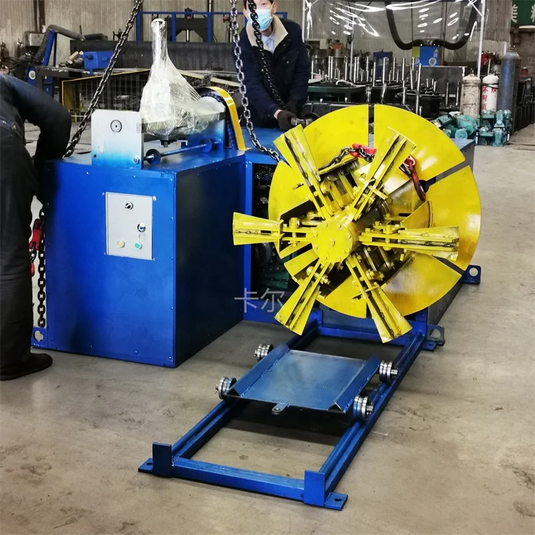 Large Wire Cable Drum Rewinding Spool Winding Machine