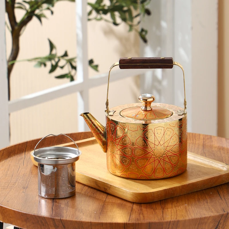 Series 20 Tea Kettle — Gold Star Geometric