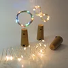 2M 20 LEDS Wine Bottle Lights With Cork Built In Battery, LED Cork Shape Copper Wire Colorful Fairy Mini String Lights