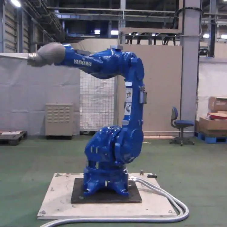 6 Axis Robotic Arm Painting Yaskawa Mpx2600 With Cngbs Gun Cleaning ...