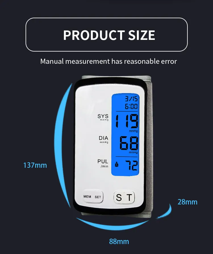 FDA CE Approuvé Médecin Automatique Équipements Électroniques D'analyse Du Sang Bluetooth Tensiomètre