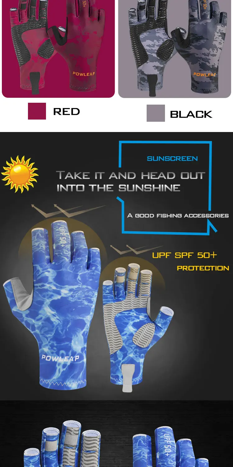 The Best Catfish Fishing Gloves Spf 50+ Sun Gloves For Hiking Cycling