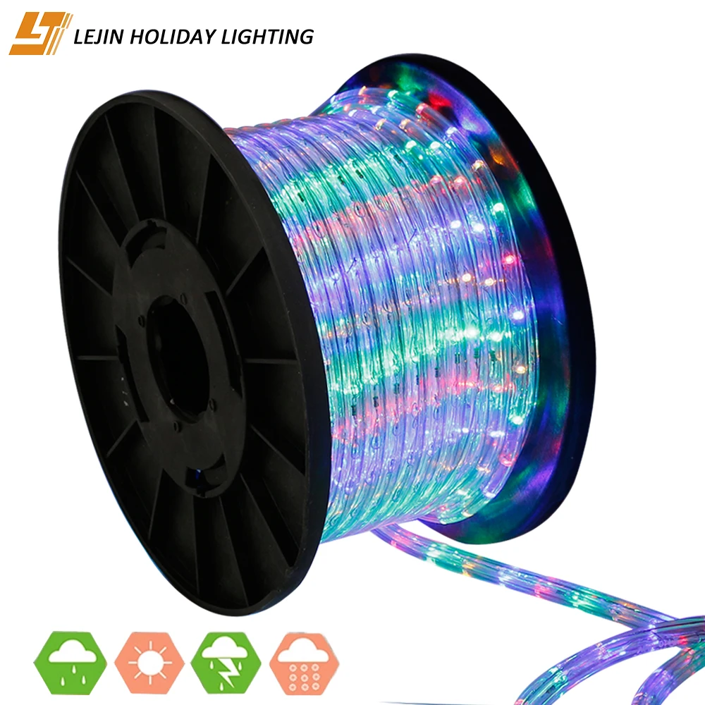 Diwali colorful 100m led rope light for led