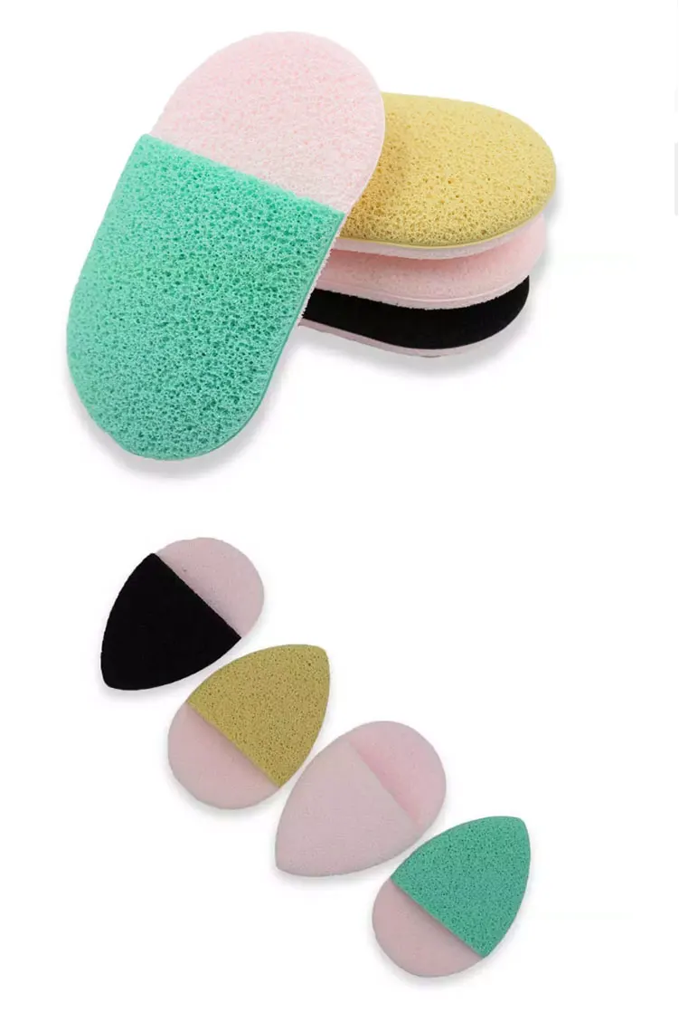 2020 New In Teardrop Waterdrop Shaped Glove Washing Face Sponge Latex