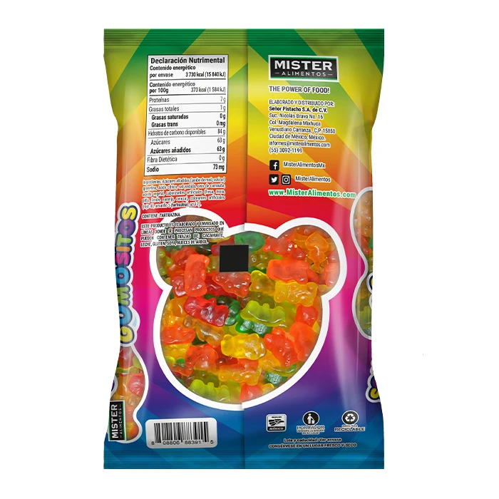 Best Flavor 6color Gummy Bear Candy From Mexico For Wholesale Buy