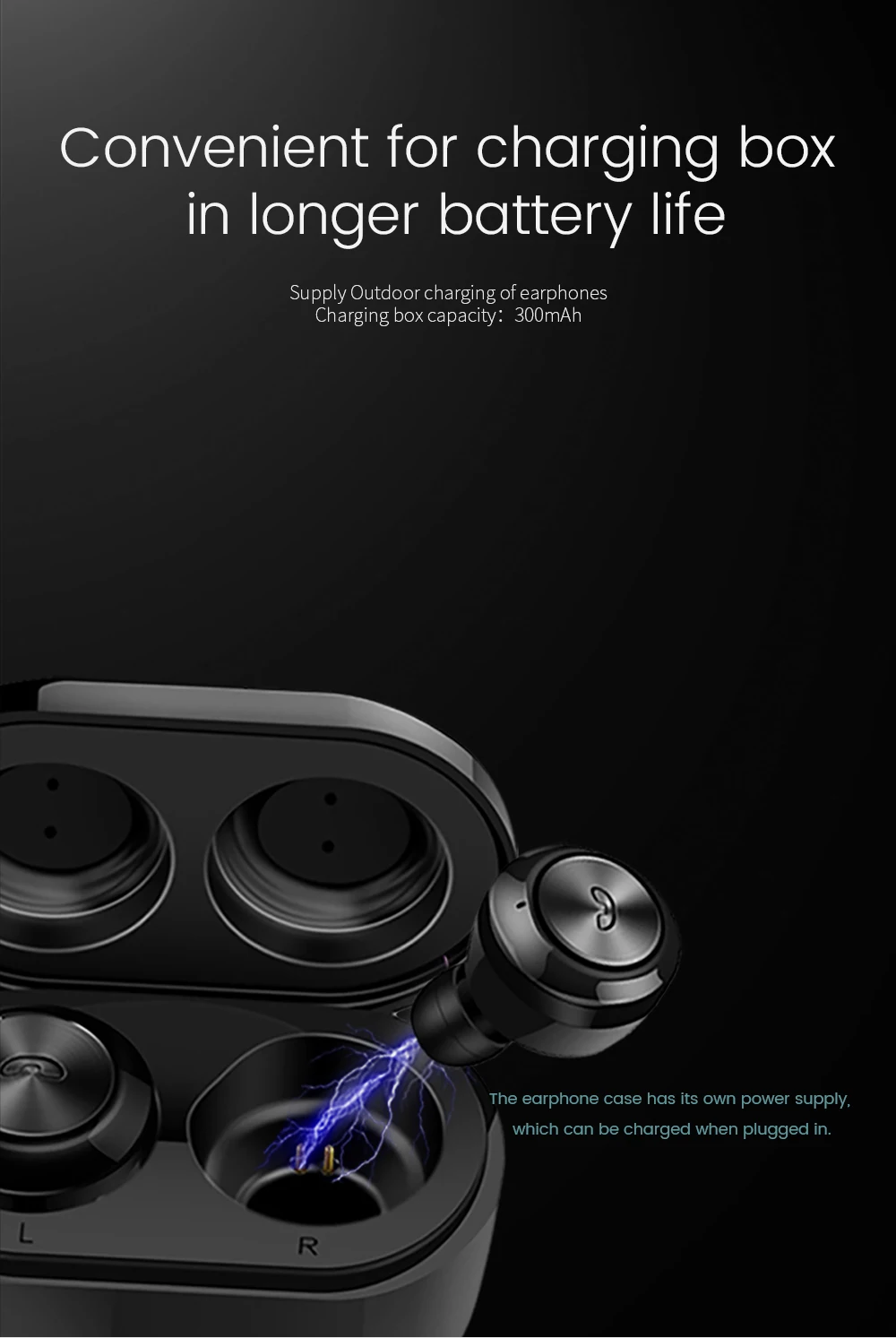 KECHAODA BT1 Tws Wireless Bluetooth Headset for mobile phone Sports Portable Earphone factory OEM earphone - ANKUX.COM