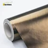 Carbins Wholesale Factory Price 1.52 x 15m Air Free Bubbles Metal Flash Brown Auto Decorative Sticker Car Vinyl Wrap