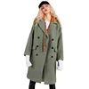 ELF SACK 29.1% Wool Coats Women Winter Hooded Fake Two Pieces Womens Long Coats Loose Pockets Outerwear Female Casual Coats