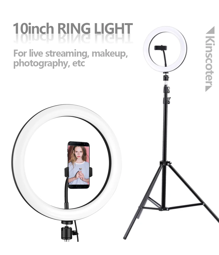 Best Led Selfie Ring Light Tripod Stand Social Media Account Vlogging