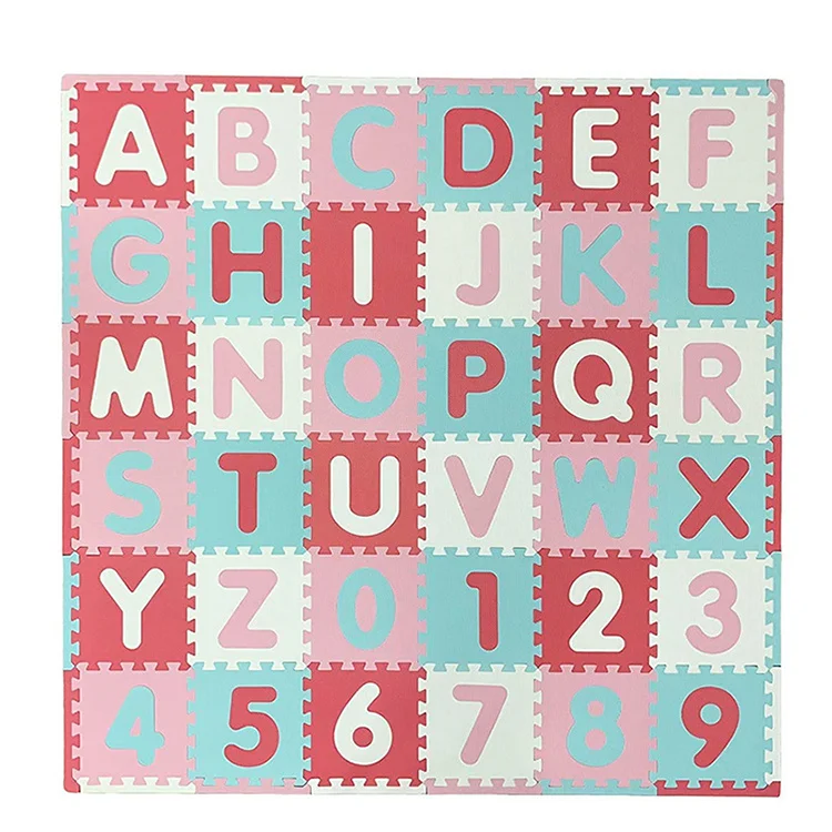 Eva Foam Alphabet Play Mat Interlocking Abc Mats Ideal For 3d Puzzle