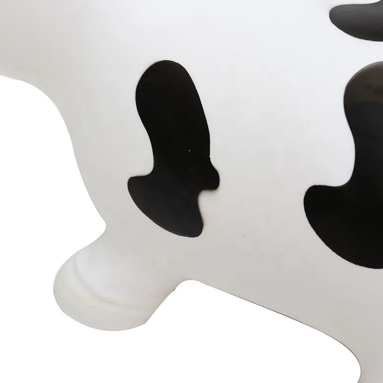 Manufacturer PVC cow cheap kids jumping animals