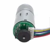 12V DC gear encoder motor 25GA370 for robot