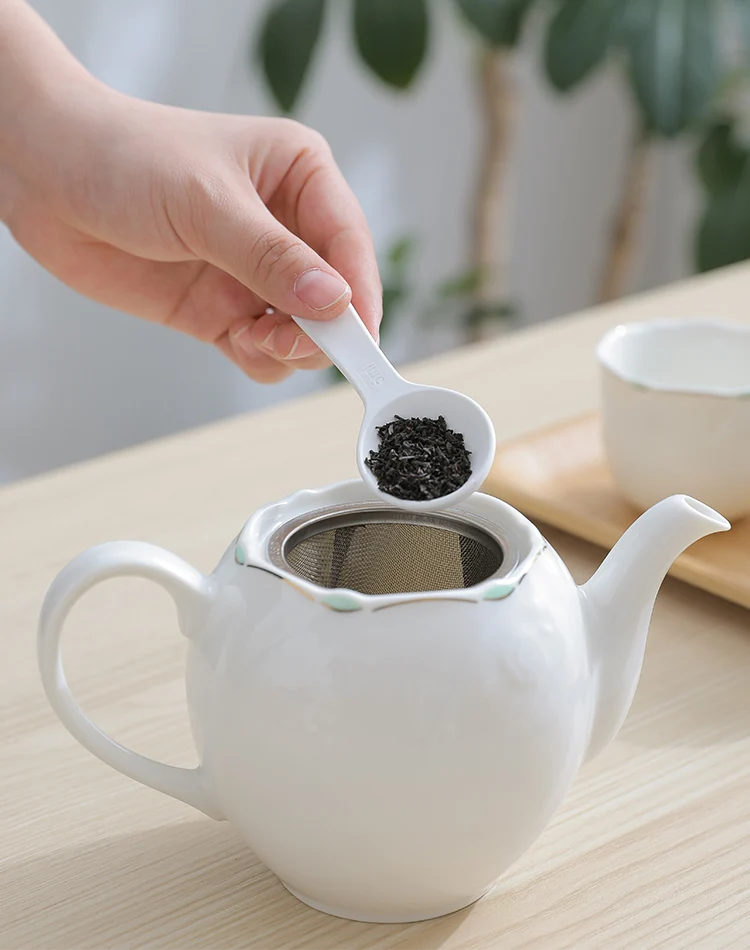 Shimoyama Small Size Flavour Spoon White Diatomite Jars With Spoon Disposable Moistureproof