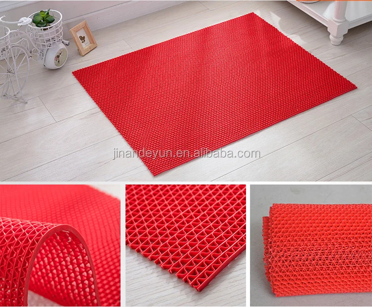 6pc Waterproof Bathroom Shower Mats Non-slip Plain Stitching Plaid DIY  Cuttable Roll Floor Hollow Splicing