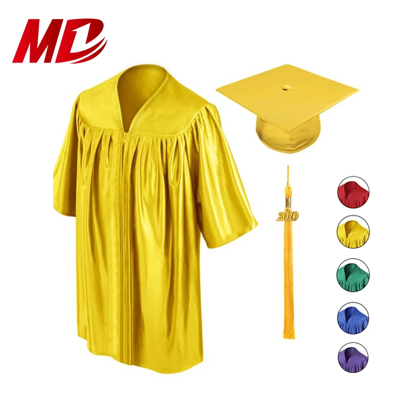 Gold Shiny Children Graduation Gown Buy Graduation Gowns,Graduation