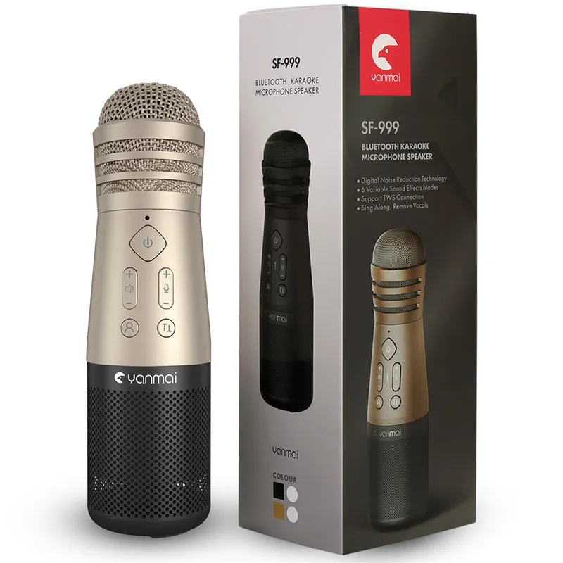 bluetooth karaoke microphone with speaker