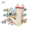 High Quality Wooden Toys Educational Children Car Rolling Game Wooden Parking Garage Toy