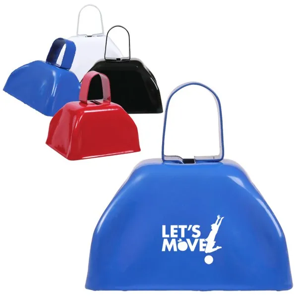 Wholesale Metal Cow Bells Noise Makers Buy Small Metal Cow Bell Promo