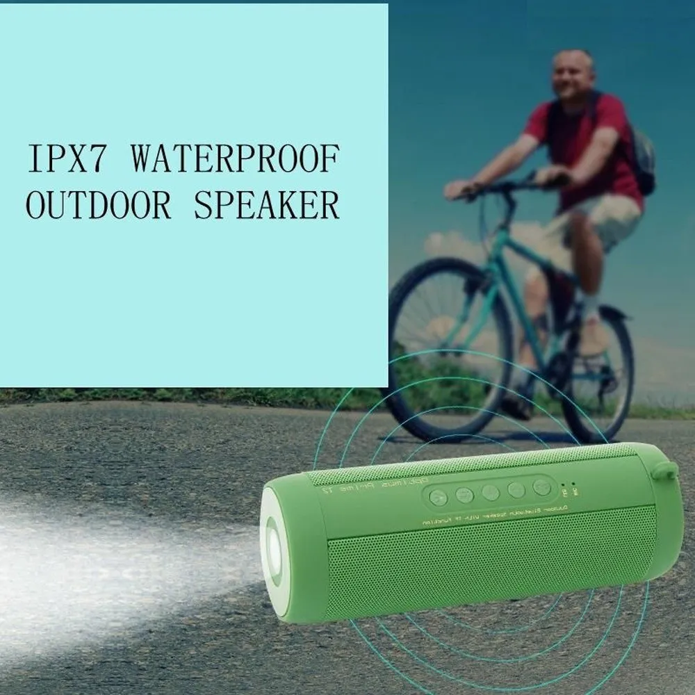 T2 Outdoor Waterproof BT Speaker Wireless BT Subwoofer Mini Portable Speakers - ANKUX.COM