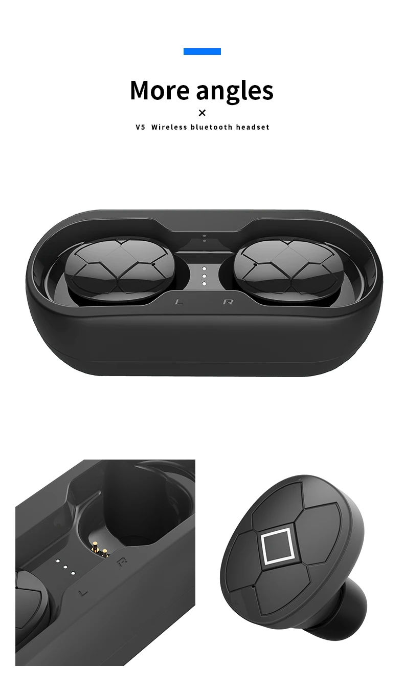 Reenwee Super bass Bluetooth Earphone Wireless TWS Earbuds ecouteur bluetooth sans fil auricular fone de ouvido Earbuds - ANKUX.COM