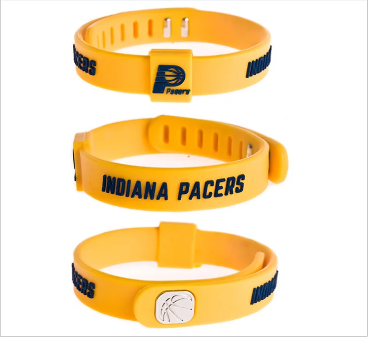 Cheap Wholesale Men's Adjustable Silicone Wristband Basketball Player Bracelet Buy Men's