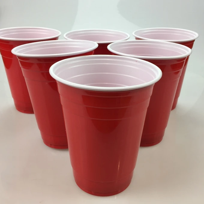disposable 16oz red cup