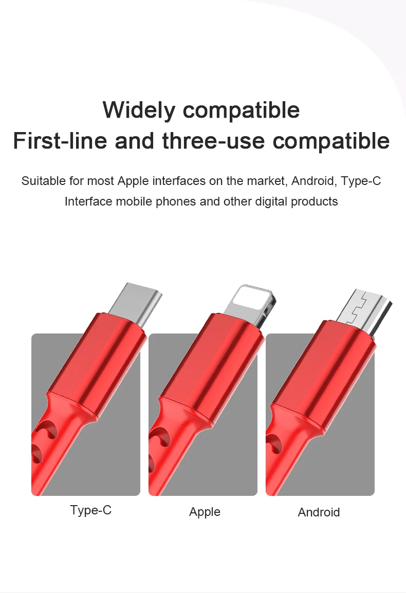 ADYSS Portable Retractable 3 in 1 Usb Extension Cable Package for Android Micro Usb Smart Watch Charger Cable - ANKUX.COM