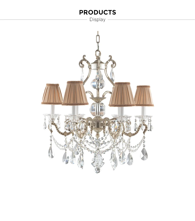 crystal aluminium chandelier