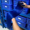 Most Popular Blue Human Expression Hair Weave,100% Virgin Remy Cuticle Aligned Hair,Humain Fusion Luxury Hair Extension