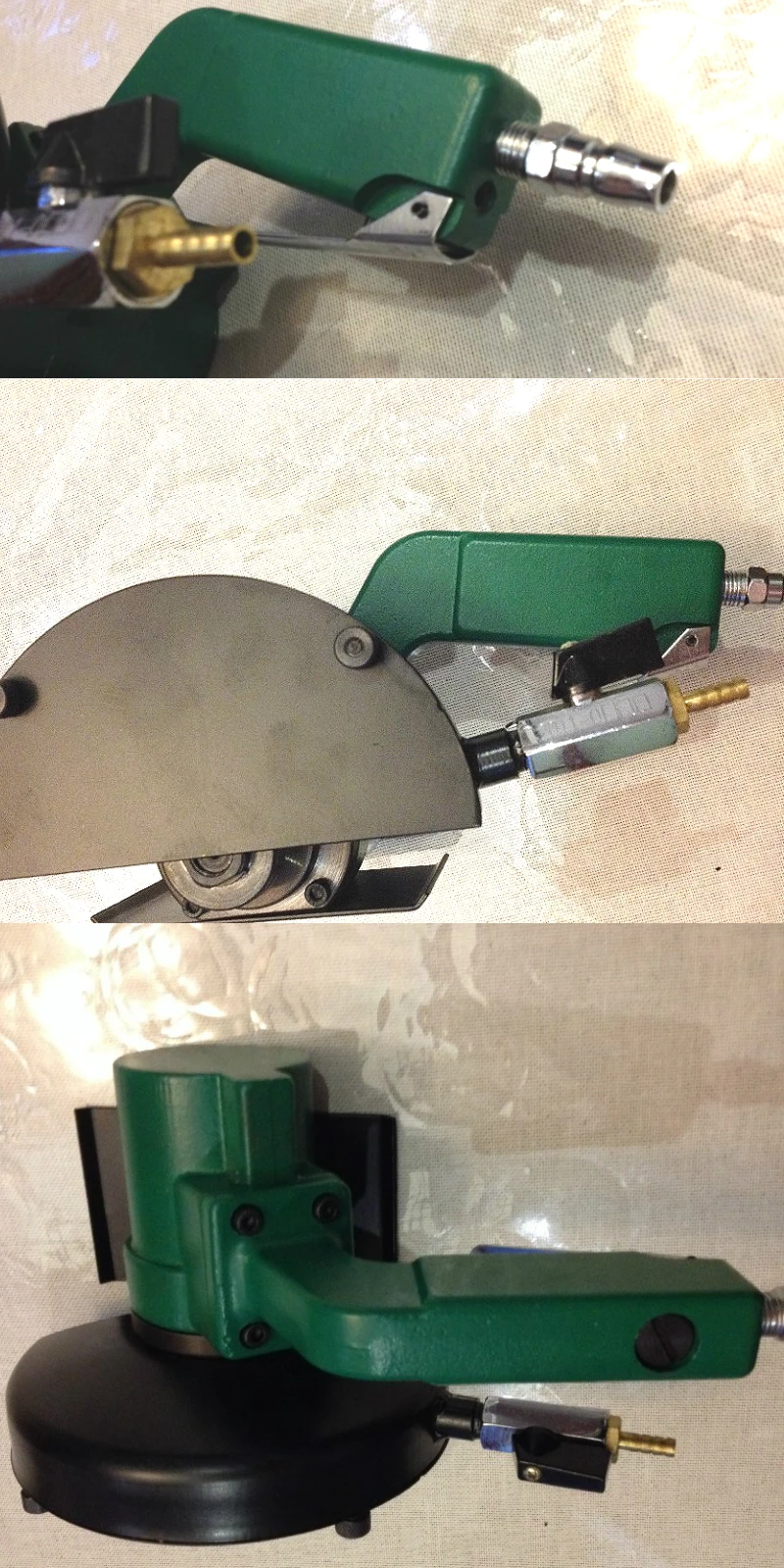 Ty21120 Watercooling Pneumatic Stone Cutter W/ Water Hose,Nipple,Saw