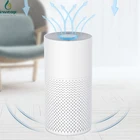 ミニデスクトップ 360 airpurifier pm 2.5 イオンベビールーム空気清浄機ポータブルアプリ 3 モード空気清浄機