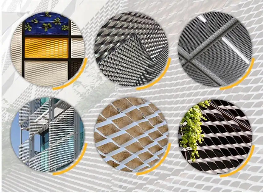 Expanded metal screen