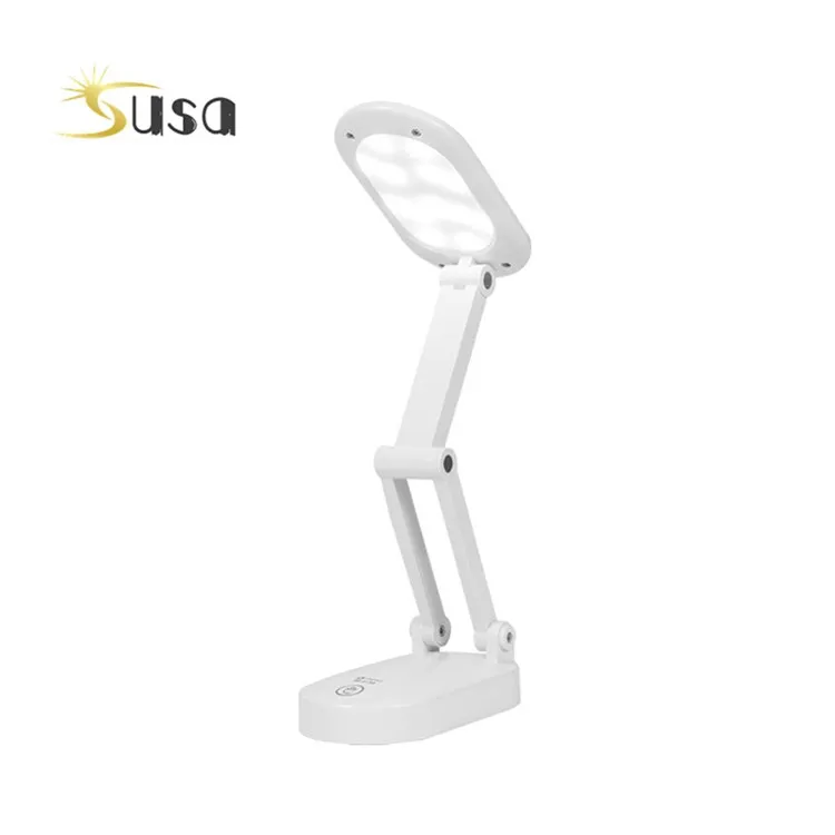 High Quality And Low Price Support Customized Led Office battery table light modern Fold Desk Lamp