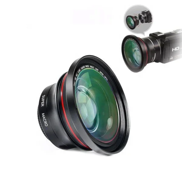 0.39X Super Wide Angle Lens for Video Camera Camcorder