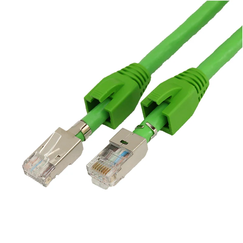 EXW High Quality Cat6A Cat7 RJ45 fat cable connector Shielded with tail