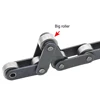 Ultimate tensile strength 13.9 kN pitch 25.40 mm Double pitch transmission chain size GB ISO DIN 208A ANSI 2040