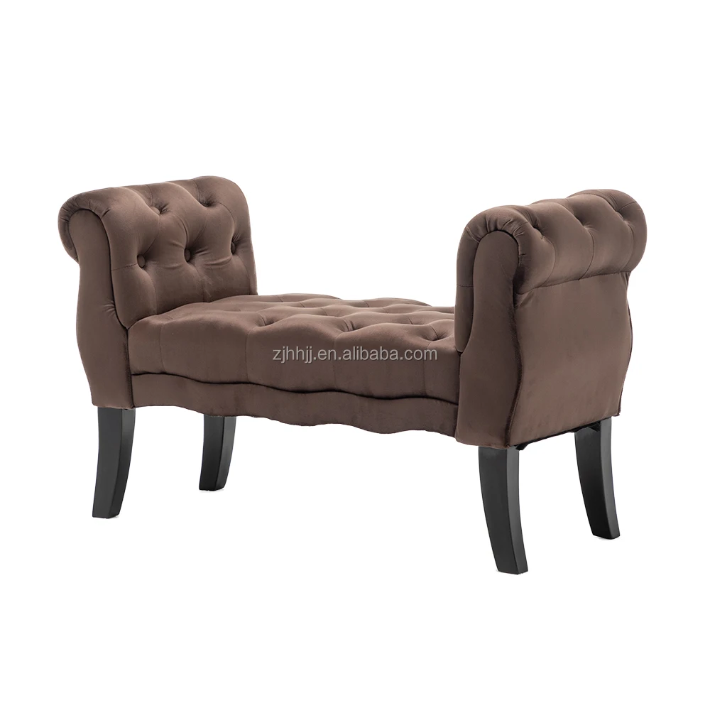 Crushed Velvet Grey Chaise Longue Ottoman Bed End Stool Window Bedside