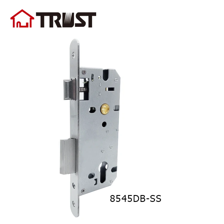 Trust 8545db et 45mm Backset Narrow Mortise Lock Body Mortise Door Locks For Wooden Or Steel