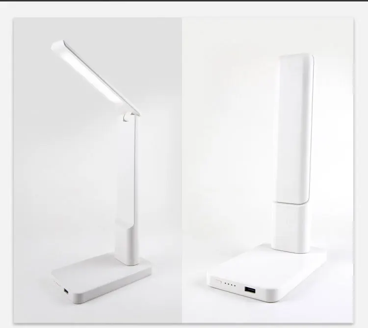 Wholesale Custom Printing Logo Adjustable Folding Led Portable Table Lamps