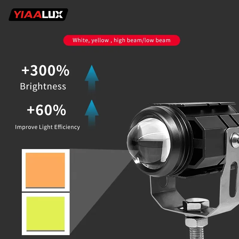 Monocular Aircraft Spotlight 30W 2000LM 6000-6500K Hi/Lo Beam Work Light Fog Light Store rating: 5.0 (80 reviews) factory