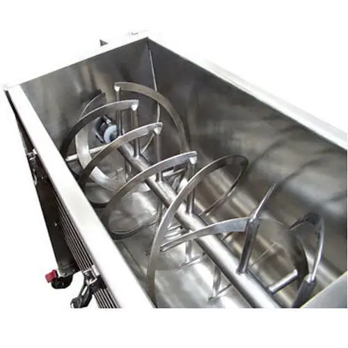 tobacco mixer machine Tobacco Mixing Machine with Heating Stainless Steel Double Helical Ribbon  Horizontal Mixer Powder Blender