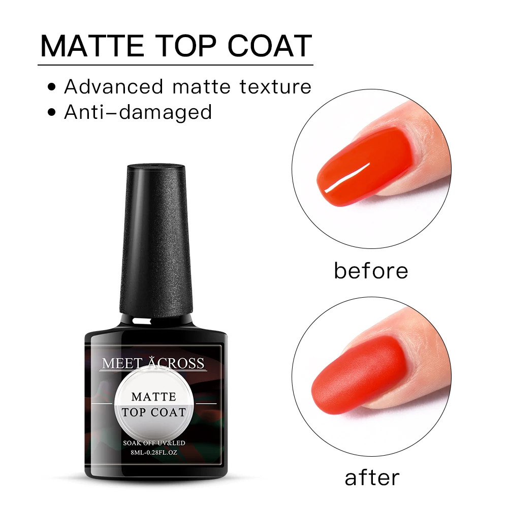Wholesale Matte Top Base Coat Long Lasting Uv Gel Soak Off Basic ...