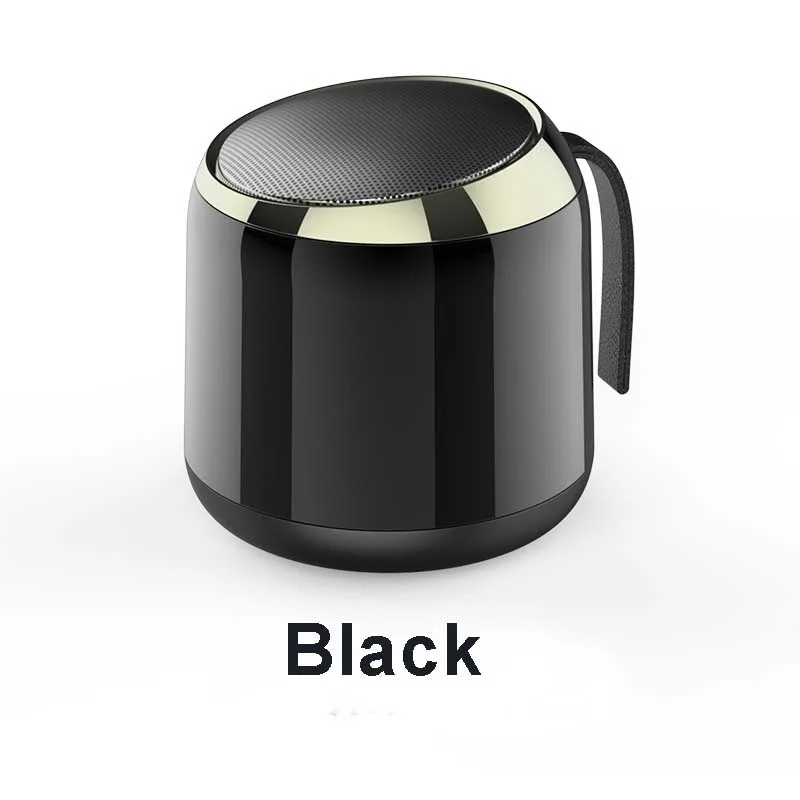 New product metal outdoor waterproof card round subwoofer wireless audio bluetooth speaker - ANKUX Tech Co., Ltd