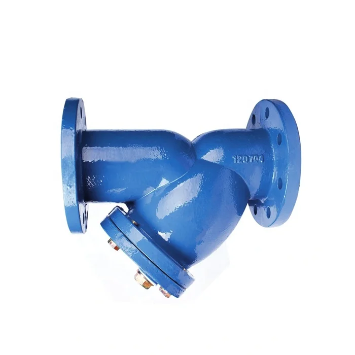 SS304 screen, PN10 PN16 PN25 face to face DIN3202 F1 DN100 Ductile iron Y strainer