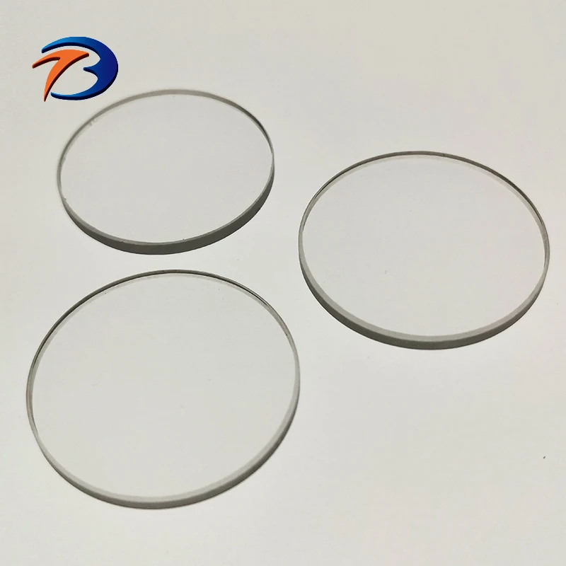 Optical glass wafer optical flat glass caf2 windows ir caf2 wafer crystal windows uv caf2 window