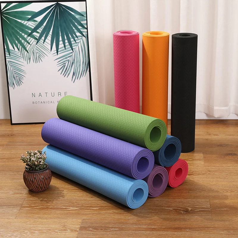 Waterproof Custom Extra Thick Organic Yoga Supplies Thick Exercise Mat