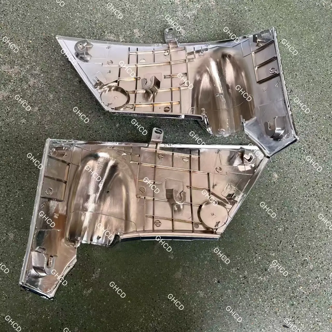 product ghcd high quality chrome mirror arm finisher for japanese truck for hino dutro 300 narrow isuzu made plastic factory price-4