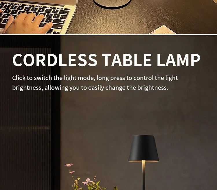 Cross-Border High-Leg ChargingABSDesk Lamp Bedroom Study Night Light Bedside Decorations Touch